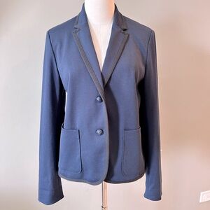 GAP Academy Classic Ponte Blazer Navy Women's Size 10 Classic EUC